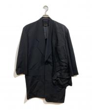 COMME des GARCONS (コムデギャルソン) ドッキングロングジャケット ブラック サイズ:SIZE Free