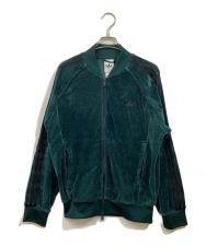 adidas originals (アディダスオリジナル) ベロアトラックトップ グリーン サイズ: SIZE L