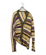 PERVERZE (パーバーズ) color stripe knit cardigan マルチカラー サイズ:SIZE Free