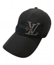 LOUIS VUITTON (ルイ ヴィトン) LVスマッシュ レイン キャップ M7714L ブラック サイズ:S