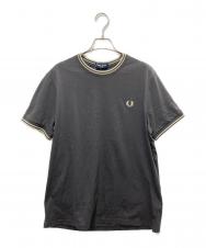 FRED PERRY (フレッドペリー) 半袖Tシャツ　Twin Tipped T-Shirt グレー サイズ:M