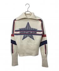 Christian Dior (クリスチャン ディオール) DIOR STARウールカシミヤニット ベージュ サイズ:36