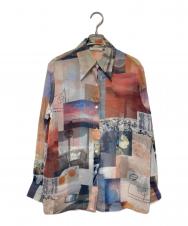 PHEENY (フィーニー) プリントシフォンシャツ マルチカラー サイズ:free