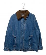 KBF (ケービーエフ) 2WAYカラーデニムブルゾン インディゴ サイズ:free