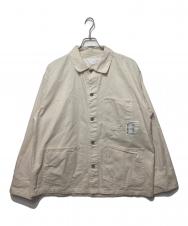 NEIGHBORHOOD (ネイバーフッド) BW.ショップコート アイボリー サイズ:L