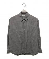 STEVEN ALAN (スティーブンアラン) チェックシャツ グレー サイズ:S