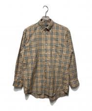 BURBERRY (バーバリー) チェックシャツ ベージュ サイズ:M