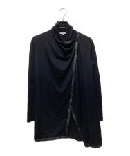 HELMUT LANG (ヘルムートラング) パイピングカーディガン ブラック サイズ:XS