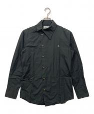 Vivienne Westwood man (ヴィヴィアン ウェストウッド マン) 変形シャツ ブラック サイズ:48