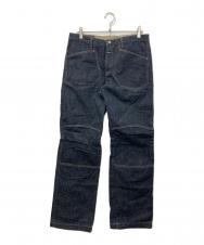 MARITHE+FRANCOIS GIRBAUD (マリテフランソワジルボー) 変形デニムパンツ インディゴ サイズ:L