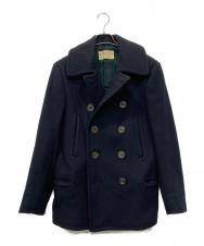 RRL (ダブルアールエル) 10BUTTON 13STAR WOOL P-COAT/10ボタン13スター ウールPコート ネイビー サイズ:S