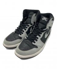 NIKE (ナイキ) Air Jordan 1 High OG "Shadow 2.0"/エアジョーダン1 ハイ OG "シャドウ2.0" グレー×ブラック サイズ:28.5cm/US10.5/UK9.5/EUR44.5