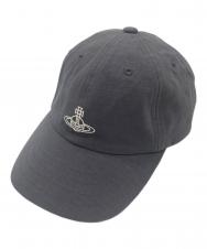 Vivienne Westwood (ヴィヴィアンウエストウッド) オーブロゴ刺繍キャップ グレー サイズ:S/M