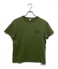 LOEWE (ロエベ) Anaglam Tee/アナグラム刺繍Tシャツ オリーブ サイズ:M