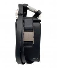 HELIOT EMIL (ヘリオットエミル) レザー カラビナ フォンスリング/LEATHER PHONE SLING ブラック