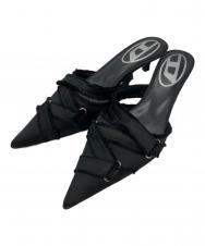 DIESEL (ディーゼル) ポインテッドトゥ ミュール ブラック サイズ:36