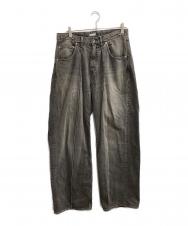 Name. (ネーム) VINTAGE DENIM PINTUCK PANTS グレー サイズ:2