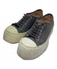 MARNI (マルニ) ローカットスニーカー ブラウン サイズ:37