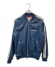 AVIREX (アヴィレックス) レザートラックジャケット ブルー サイズ:XL