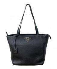 PRADA (プラダ) VITELLO PHENIX/レザートートバッグ ブラック サイズ:-