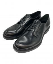 PRADA (プラダ) プレーントゥシューズ ブラック サイズ:8 1/2