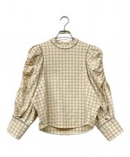 TODAYFUL (トゥデイフル) Openshoulder Jacquard Blouse アイボリー サイズ:F