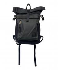 AS2OV (アッソブ) STUTTERHEIM (ストゥッテルハイム) ROLL TOP BACK PACK ブラック
