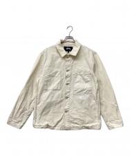 stussy (ステューシー) Canvas Shop JKT ホワイト サイズ:M