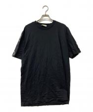 GIVENCHY (ジバンシィ) ロゴテープTシャツ ブラック サイズ:XL
