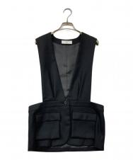 PoI (ポィ) Wool pocket vest(ウール・ポケット・ベスト) ブラック サイズ:FREE