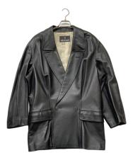 TRUSSARDI (トラサルディ) シープスキンレザーコート ブラック サイズ:不明