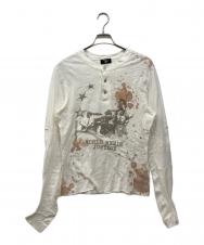 peoplestyle (ピープルスタイル) ヘンリーネックカットソー ホワイト サイズ:S