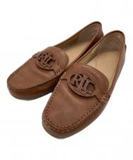 LAUREN RALPH LAUREN (ローレンラルフローレン) ドライビングシューズ ブラウン サイズ:SIZE US6.5