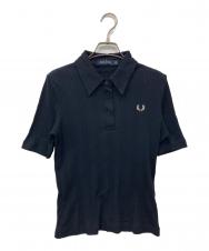 FRED PERRY (フレッドペリー) リブポロシャツ ネイビー サイズ:36