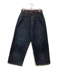 Jaded London (ジェイデッドロンドン) レインボースクリプトデニムパンツ インディゴ サイズ:30