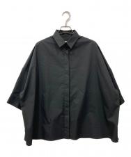 MACKINTOSH (マッキントッシュ) ドロップショルダー ワイドシャツ ブラック サイズ:6