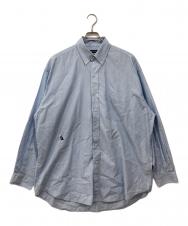 NAUTICA (ノーティカ) ストライプシャツ ブルー サイズ:XL