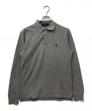 POLO RALPH LAUREN (ポロ・ラルフローレン) ロングスリーブポロシャツ グレー サイズ:M
