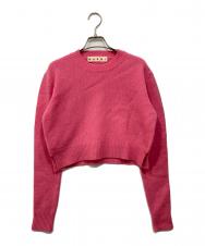 MARNI (マルニ) カシミヤ混クルーネックニット ピンク サイズ:38