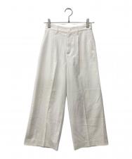 MACKINTOSH PHILOSOPHY (マッキントッシュ フィロソフィー) センタープレスパンツ ホワイト サイズ:34