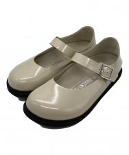 BIRKENSTOCK (ビルケンシュトック) TOMORROW LAND (トゥモローランド) 別注 ナチュラルレザー パテントサンダル アイボリー サイズ:22.5cm