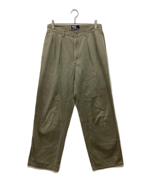 POLO RALPH LAUREN (ポロ・ラルフローレン) 2タックチノパン カーキ サイズ:80