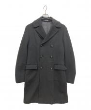 EMPORIO ARMANI (エンポリオ アルマーニ) ウールチェスターコート ブラック サイズ:1