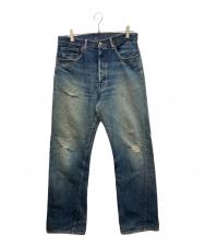 LEVI'S (リーバイス) 00s S501XX対戦モデル復刻デニムパンツ インディゴ サイズ:Ｗ34(86㎝）