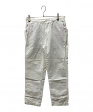 POLO RALPH LAUREN (ポロ・ラルフローレン) SUFFIELD FIT/サフィールド フィット パンツ ストレートパンツ TALONジッパー ホワイト サイズ:W30/L30