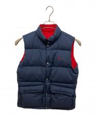 POLO RALPH LAUREN (ポロ・ラルフローレン) リバーシブルダウンベスト ネイビー サイズ:L