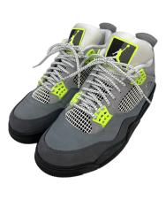 NIKE (ナイキ) Air Jordan 4 Retro LE "Neon" グリーン サイズ:26.5cm