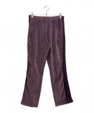 Needles (ニードルズ) ベロアトラックパンツ パープル サイズ:M