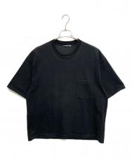 AURALEE (オーラリー) STAND-UP TEE/スタンドアップ ティー ブラック サイズ:4