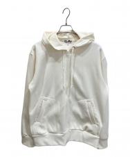 PLAY COMME des GARCONS (プレイコムデギャルソン) INVADER (インベーダー) コラボ ジップパーカー アイボリー サイズ:XL